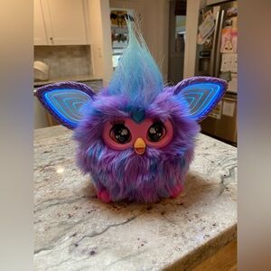 Furby Purple Blue Fur Talks Interactive